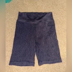Aerie Navy Bike Shorts